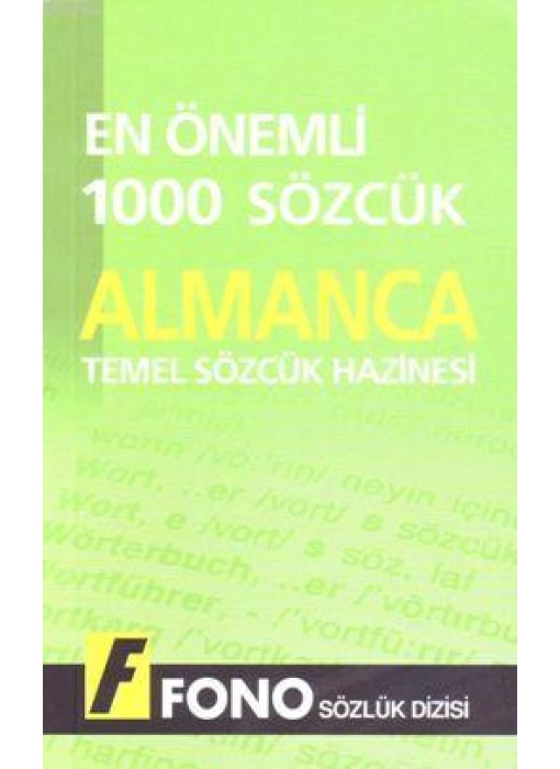 Temel Sözcük Hazinesi| Almanca En Önemli 1000 Sözcük